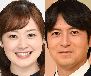 水卜麻美アナ&桝太一アナウンサー
