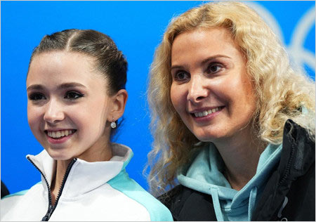 ワリエワ選手のコーチエテリ・トゥトベリーゼ