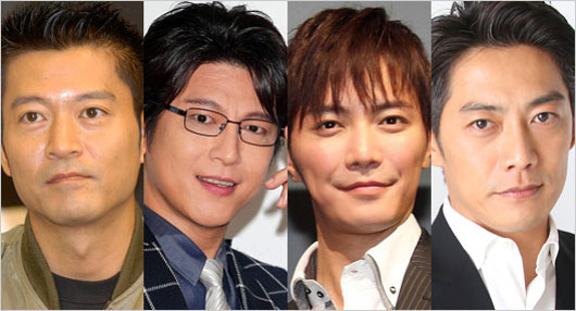 歴代相棒(寺脇康文・及川光博・成宮寛貴・反町隆史)