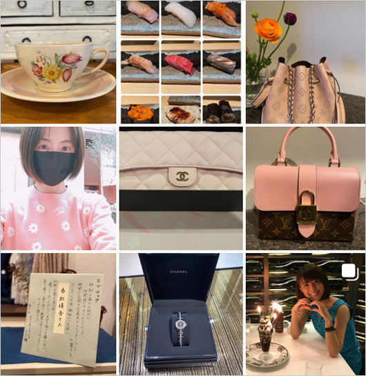 小林麻耶インスタグラム画像