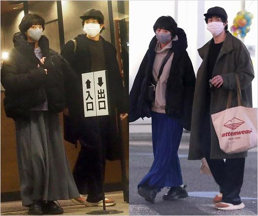 フライデーの夏帆&恋人・渡辺大知のデート現場画像