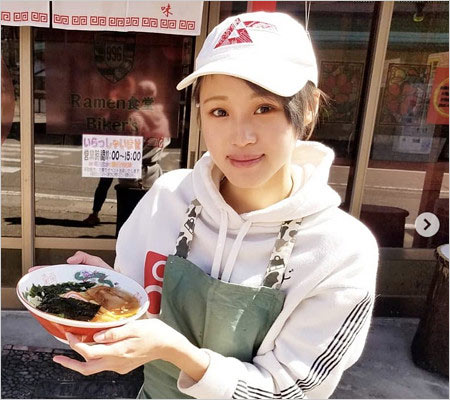 いしだ壱成の元妻・飯村貴子ラーメン屋でアルバイト時代の画像