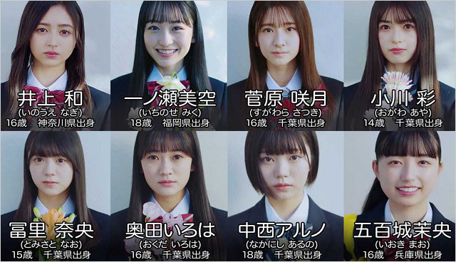 乃木坂46第5期生メンバー画像