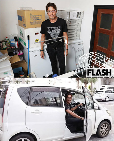 羽賀研二が沖縄刑務所から出所後の画像