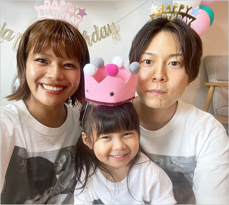 あいのりクロと子供さっちゃん＆旦那ピーさん