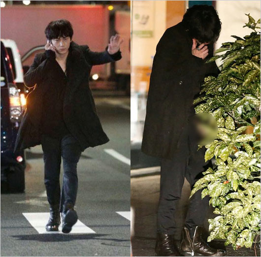 綾野剛フライデーの立ちション画像