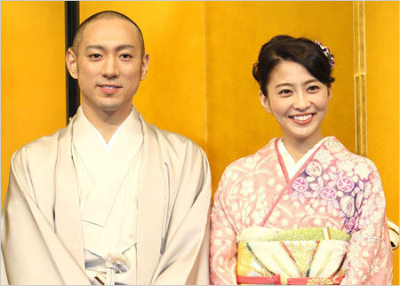 市川海老蔵と妻・小林麻央