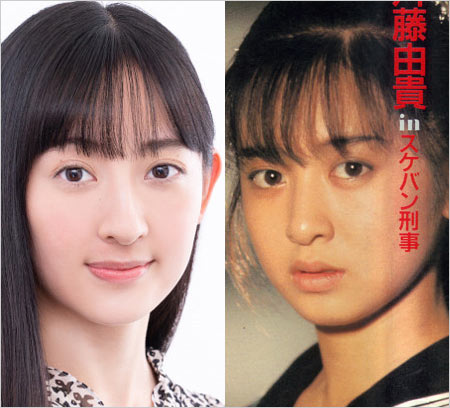 斉藤由貴の若い頃と長女・水嶋凜の顔比較画像