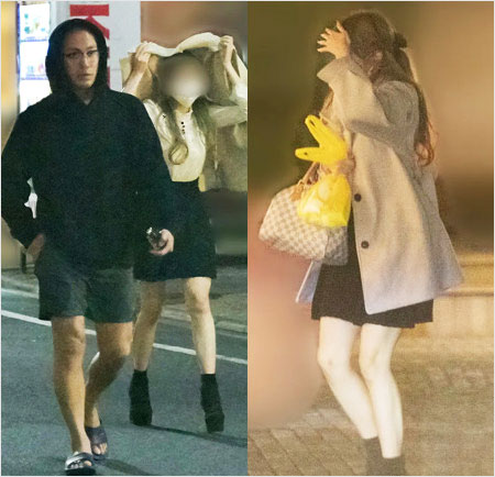 市川海老蔵とTikToker・A子の画像