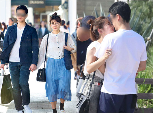 山本里菜アナと彼氏の手繋ぎ密着デート画像