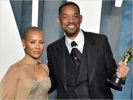 ウィル・スミスと妻ジェイダ・ピンケット・スミス