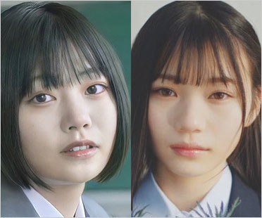 乃木坂46の5期生・中西アルノと岡本姫奈