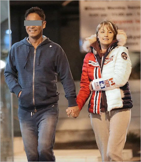 梅宮アンナと元恋人マッチョ男性