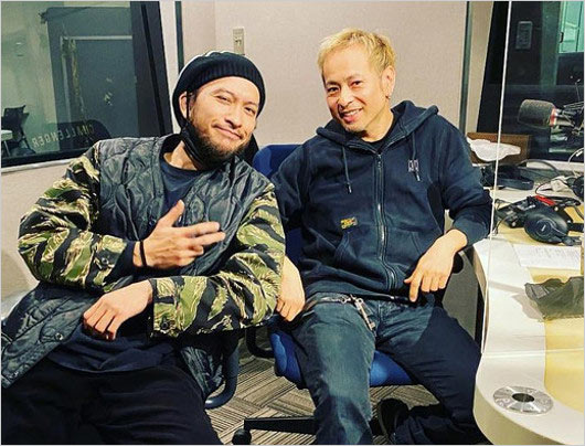 長瀬智也&木村コウがラジオ『TOKYO M.A.A.D SPIN』共演時の画像