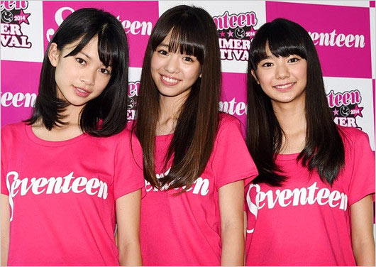 川津明日香や横田真悠がミスセブンティーン2014グランプリ受賞時の画像