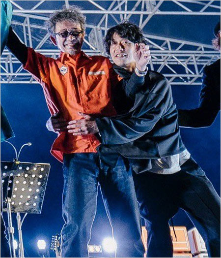 奥田民生の泥酔姿 アラバキロックフェス2022