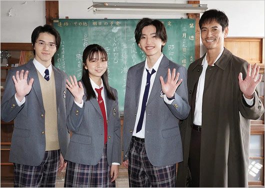 道枝駿佑＆美 少年・岩崎大昇＆上白石萌歌＆沢村一樹『金田一少年の事件簿』出演者