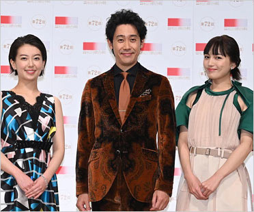 紅白司会の大泉洋&川口春奈&和久田麻由子アナウンサー