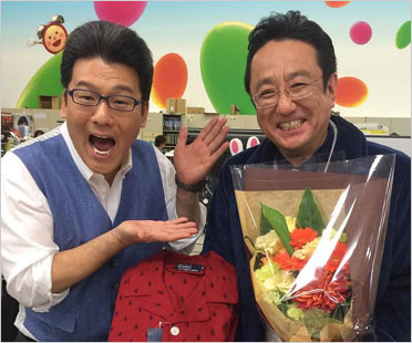 軽部真一アナと三宅正治アナ