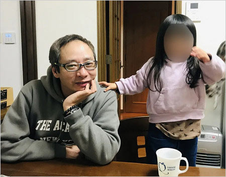 いしだ壱成と娘の画像