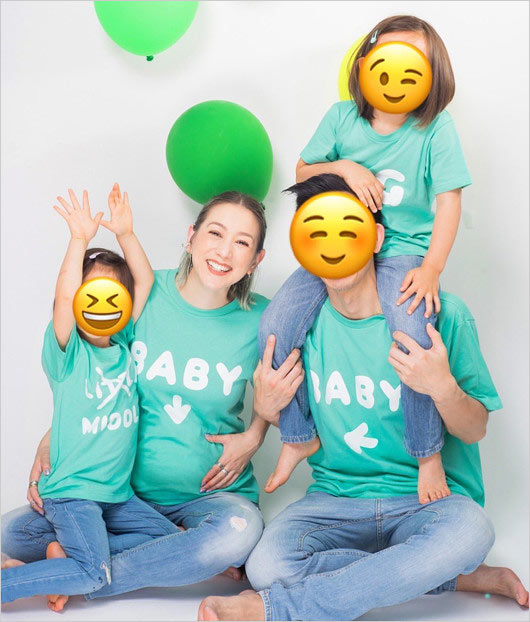 SHELLYとパートナー子供たちの画像