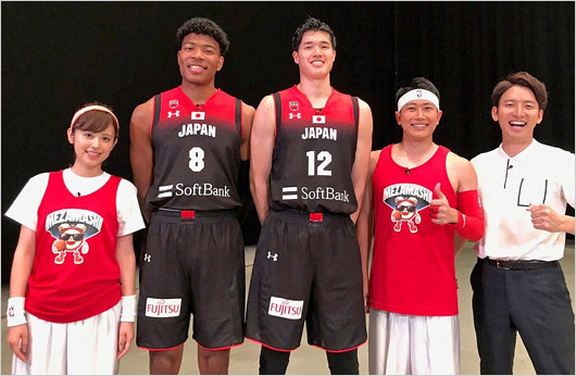 久慈暁子と彼氏・渡邊雄太選手や八村塁選手ら『めざましテレビ』共演時の画像