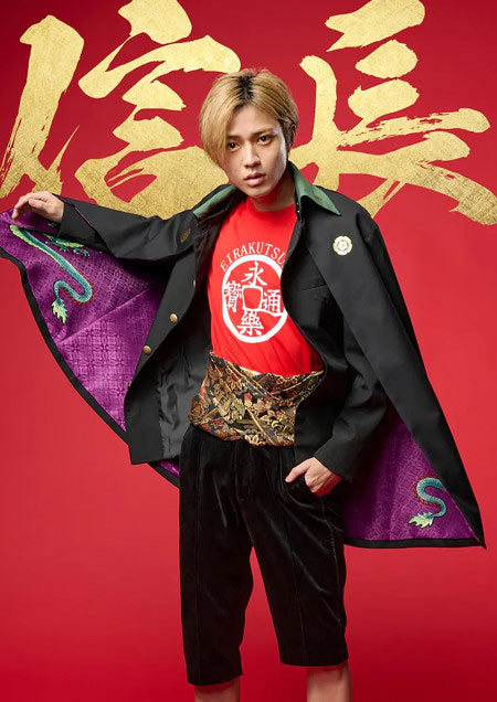 織田信長役の永瀬廉『新・信長公記』実写ドラマビジュアル画像