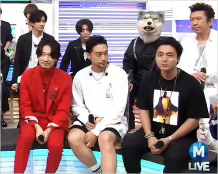山田孝之&綾野剛のバンドTHE XXXXXXがMステ出演時の画像