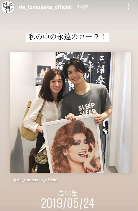 ともさかりえインスタストーリー・三浦春馬との画像