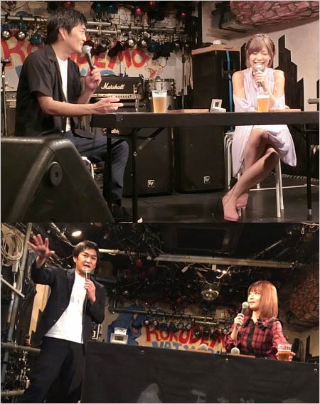 ノブコブ徳井健太と藤田恵名トークライブ画像