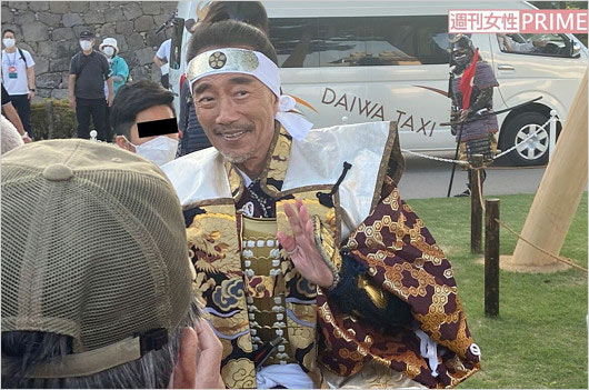 百万石行列出演の竹中直人
