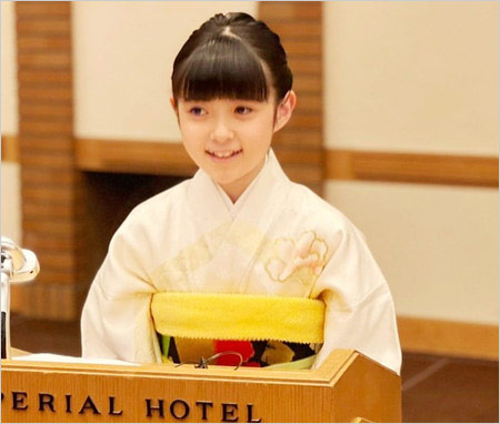 市川海老蔵の長女・市川ぼたん(麗禾)が断食後の画像