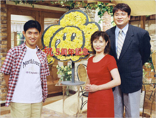 はなまるマーケット出演の薬丸裕英&岡江久美子&TBS斎藤哲也アナの画像
