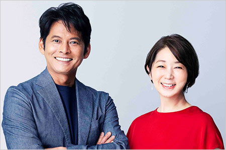 織田裕二&中井美穂アナ