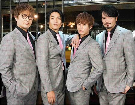 純烈メンバー画像(酒井一圭・白川裕二郎・後上翔太・小田井涼平)