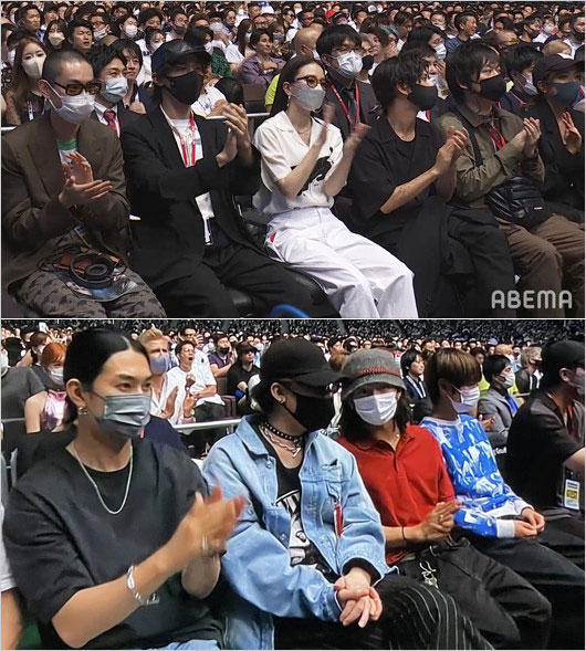 那須川天心＆武尊の試合観戦の菅田将暉・横浜流星ら芸能人の画像