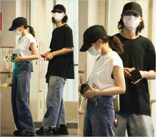 文春オンライン撮影の広瀬すず＆山崎賢人2ショット画像