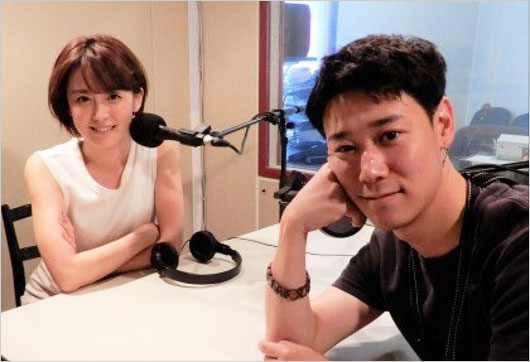 宮司愛海アナと小袋成彬がラジオで共演時の画像