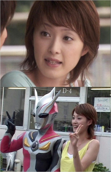 中丸シオン(ウルトラマンネクサスの斎田リコ/ダークファウスト役)