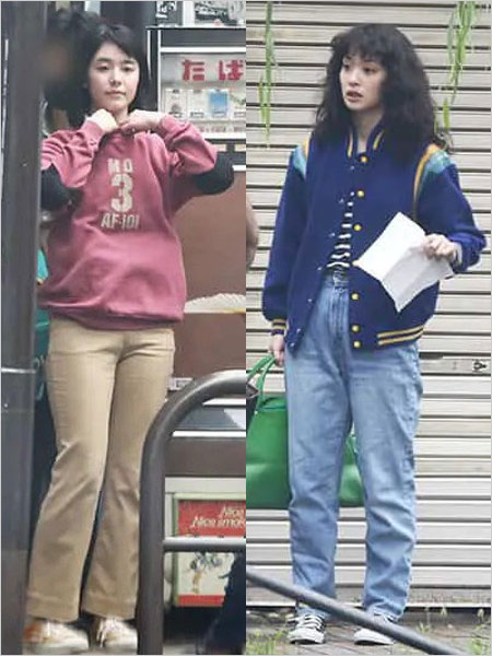 唐田えりかと剛力彩芽が激太り?ドラマ極悪女王の撮影現場隠し撮り画像