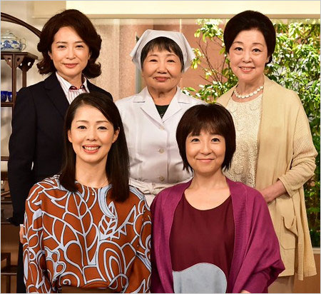 岡倉五姉妹（中田喜子・泉ピン子・長山藍子・藤田朋子・野村真美）