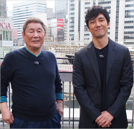 ビートたけしと西島秀俊