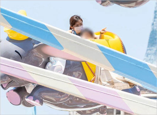 福原愛と息子のディズニーランド画像