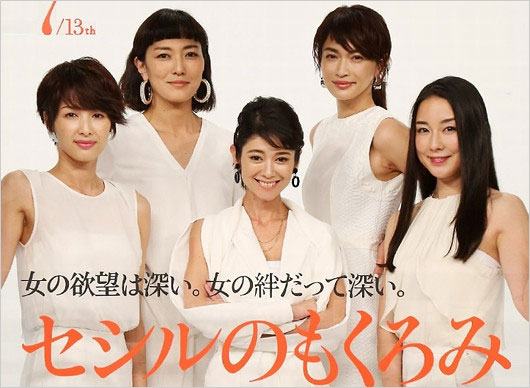 真木よう子のドラマ『セシルのもくろみ』出演者画像