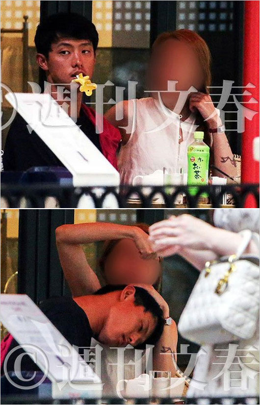 楽天・辰己涼介選手と結婚相手の会社経営者デート画像(週刊文春撮影)