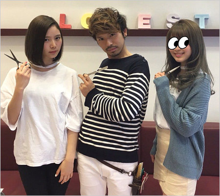 朝日奈央と夫の美容師・栗原一徳&妹