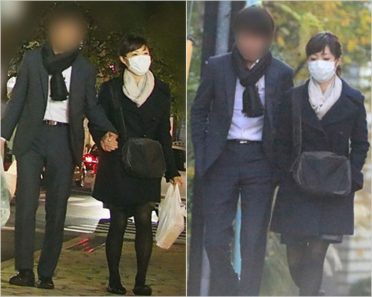 有働由美子アナと御曹司の恋人Aデート画像