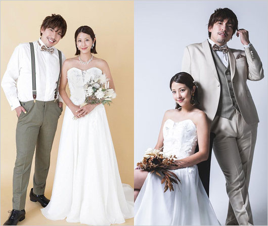 EXITりんたろー&奥さん本郷杏奈ウェディングフォト画像