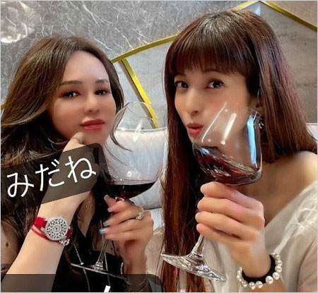 銀座ROSSO(ルヴィクリニック)言野優子社長と上原多香子
