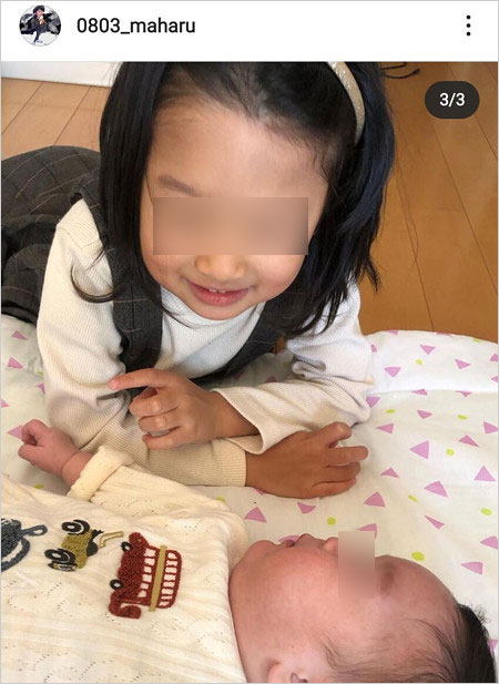 吉村真晴選手の子供の画像